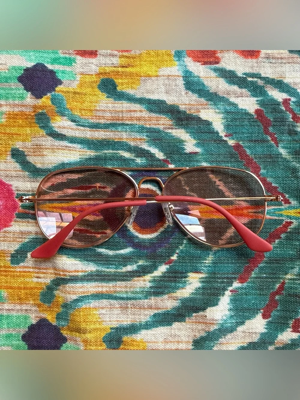 CADDIS gold aviator readers. With Rose  lens, +1 reader lens MABUHAY  $140 MSRP